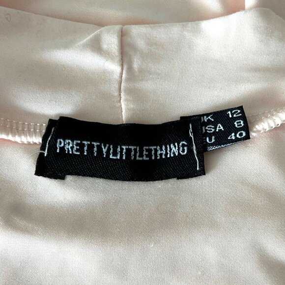 Prettylittlething Light Salmon Color Bodysuit Sz 8 - Picture 3 of 5